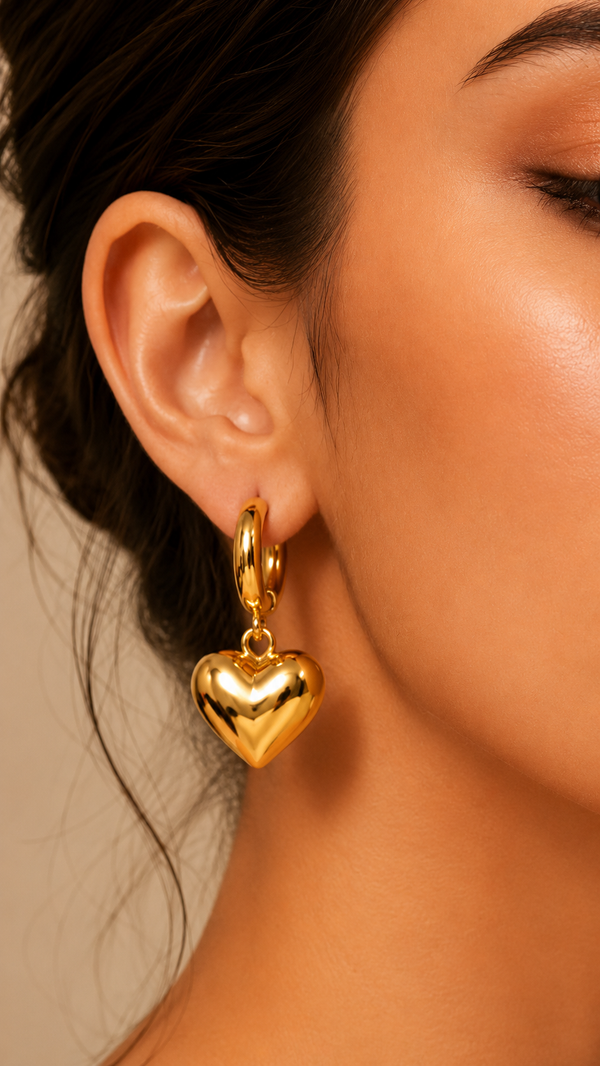 Orecchini Oro Cuori